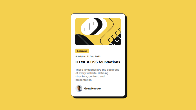 Blog preview card proyecto